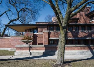 Frank Lloyd Wright's Robie House (on the University of Chicago campus)