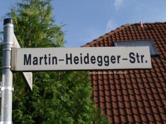 Martin Heidegger street sign image for A/B Distribution Requirements page