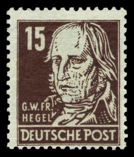 Hegel stamp image for Joint Program in German Philosophy page
