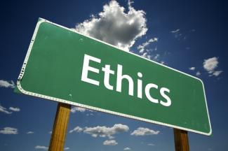 Image of "Ethics" sign for MA Degree in Philosophy page